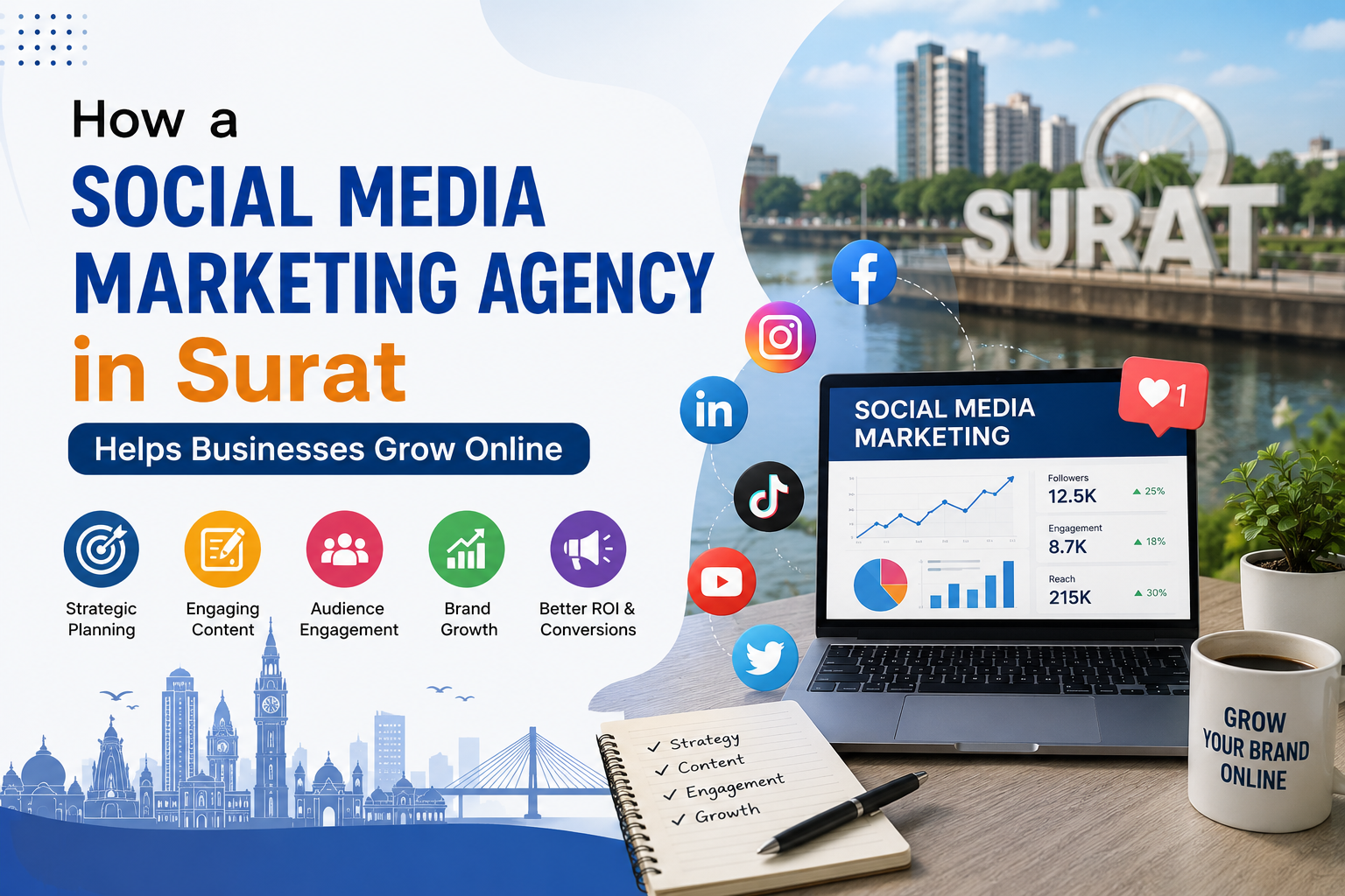 How a Social Media Marketing Agency in Surat Helps Businesses Grow Online