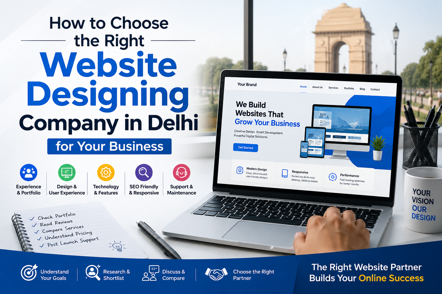 How to Choose the Right Website Designing Company in Delhi for Your Business