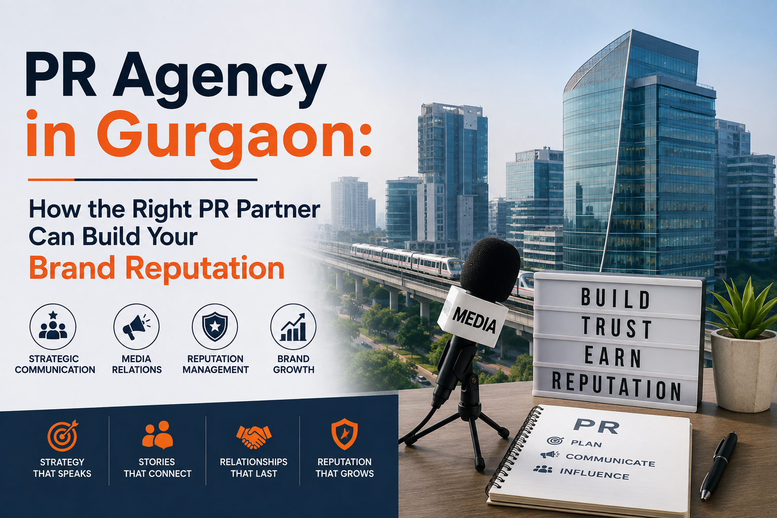 PR Agency in Gurgaon: How the Right PR Partner Can Build Your Brand Reputation