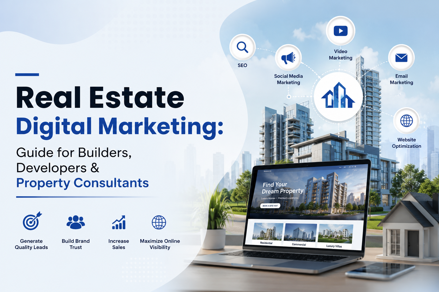 Real Estate Digital Marketing: Guide for Builders, Developers & Property Consultants