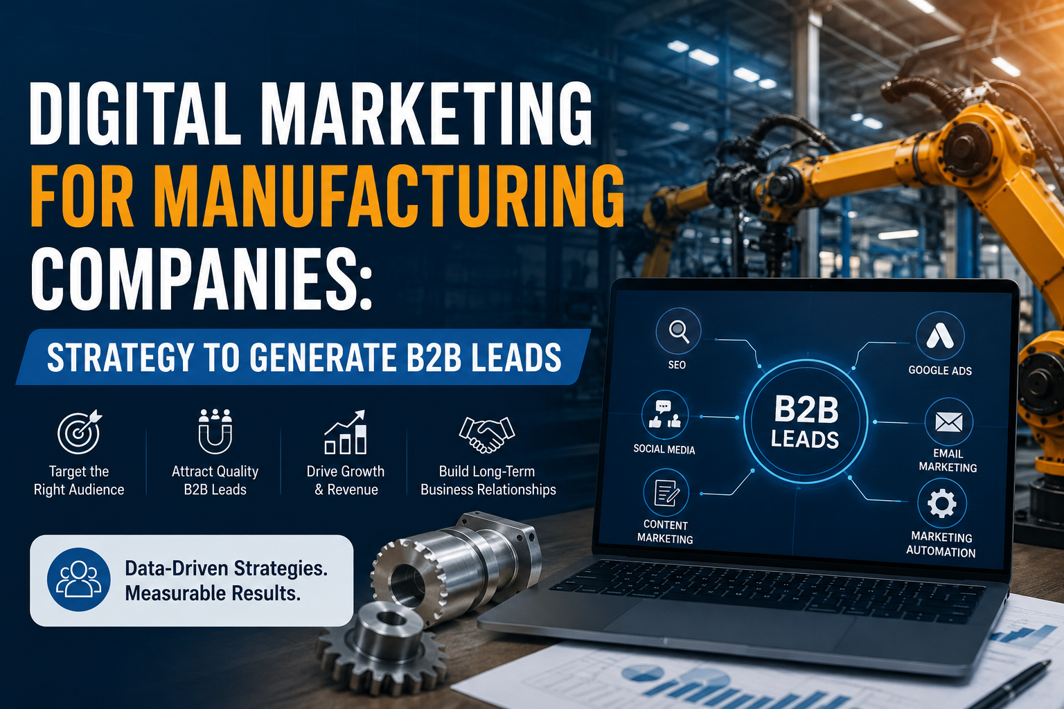 Digital Marketing for Manufacturing Companies: Strategy to Generate B2B Leads