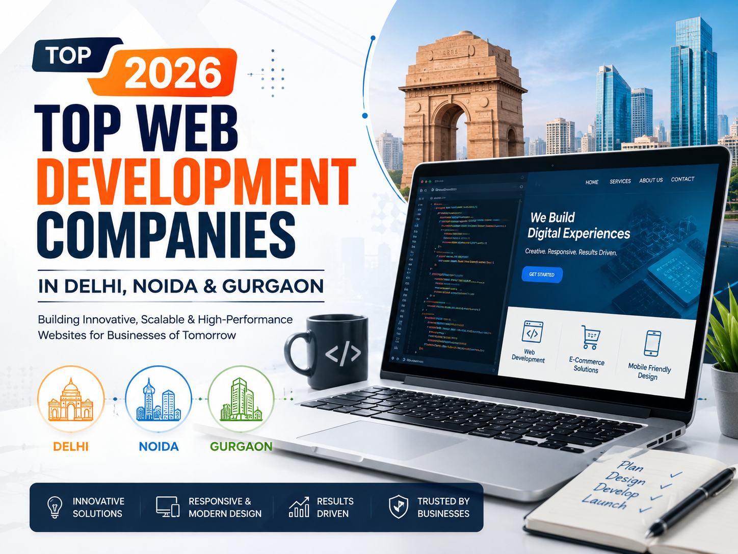 Top Web Development Companies in Delhi, Noida & Gurgaon in 2026