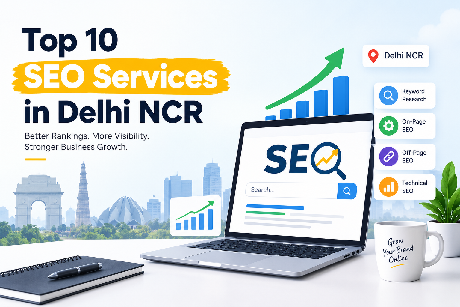 Top 10 SEO Services in Delhi NCR