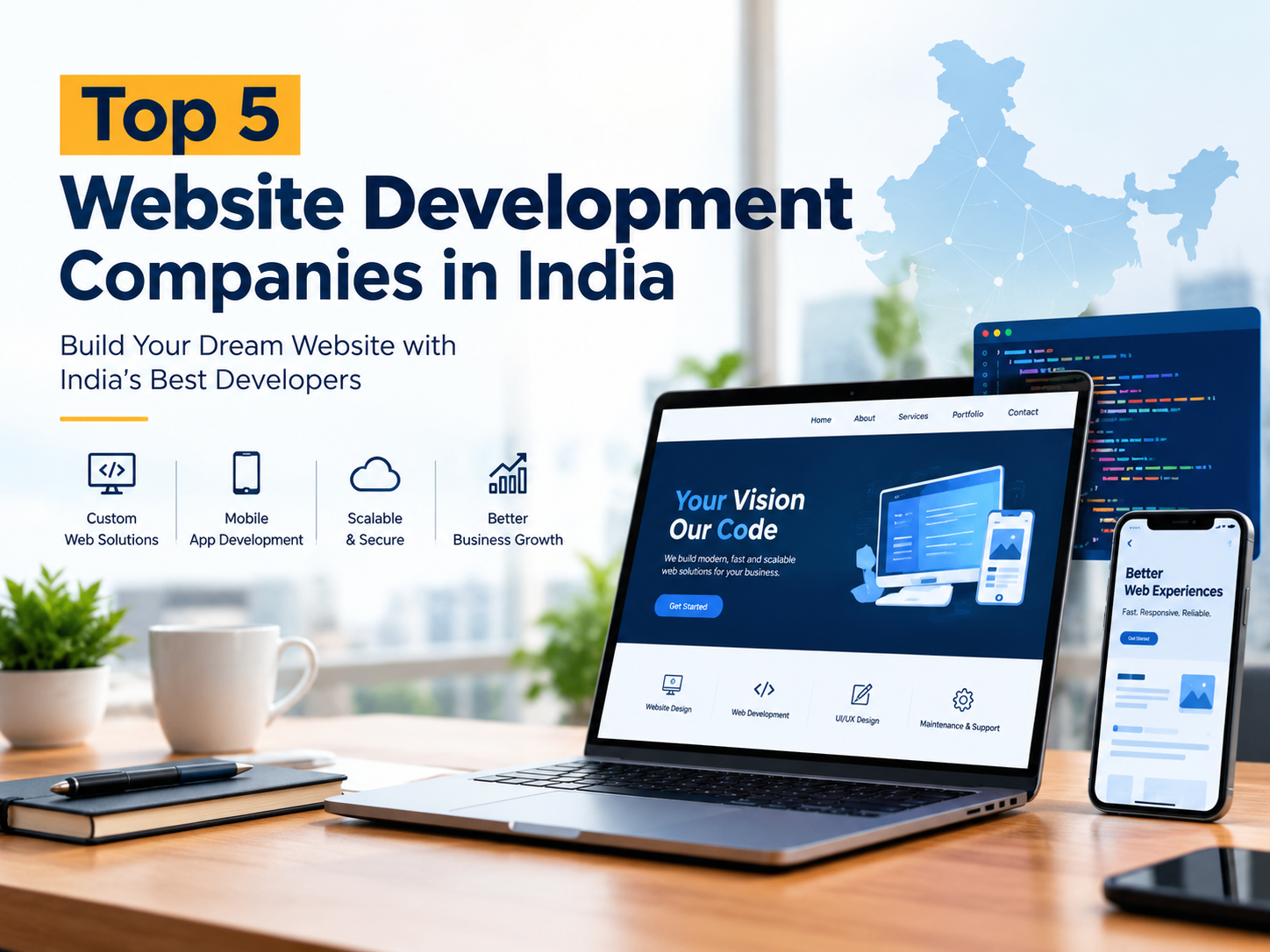 Top 5 Website Development Companies in India