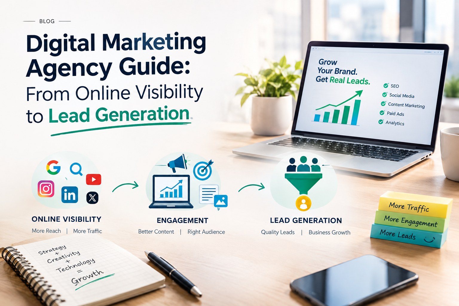 Digital Marketing Agency Guide: From Online Visibility to Lead Generation